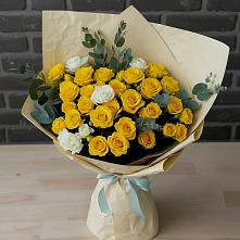 Букет цветов из:  Розы в Комсомольске Кемеровской области