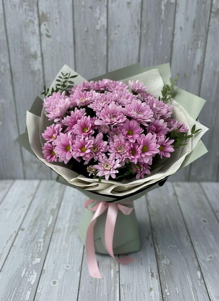 Букет цветов из: Хризантемы в Комсомольске Кемеровской области