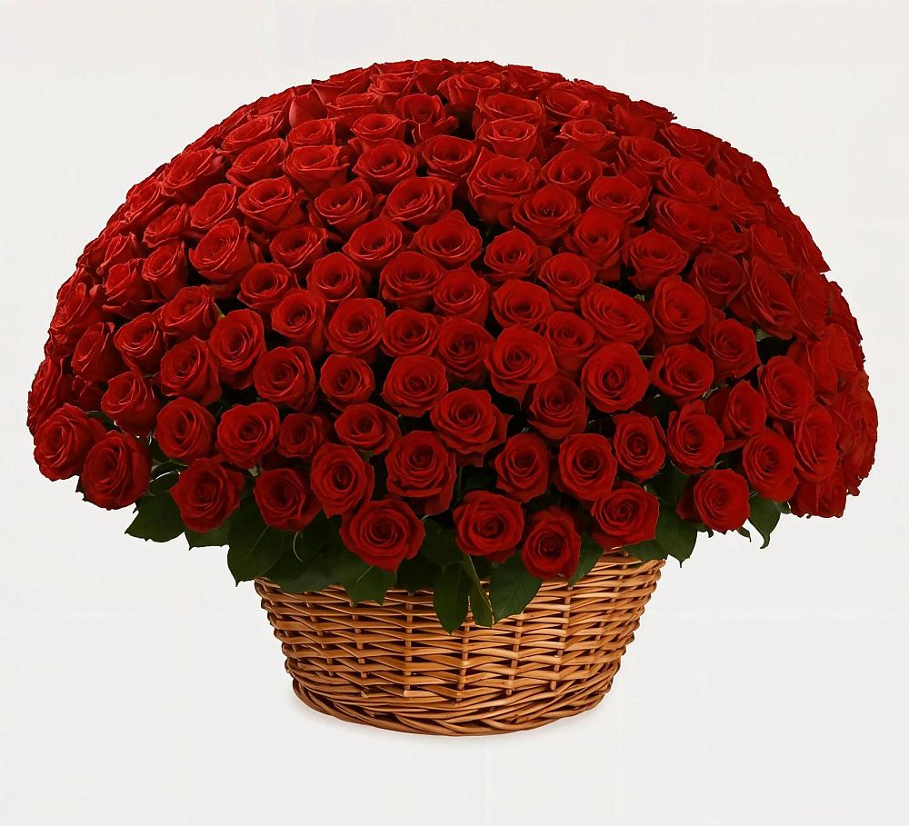 Премиум букет из: Розы в Комсомольске Кемеровской области