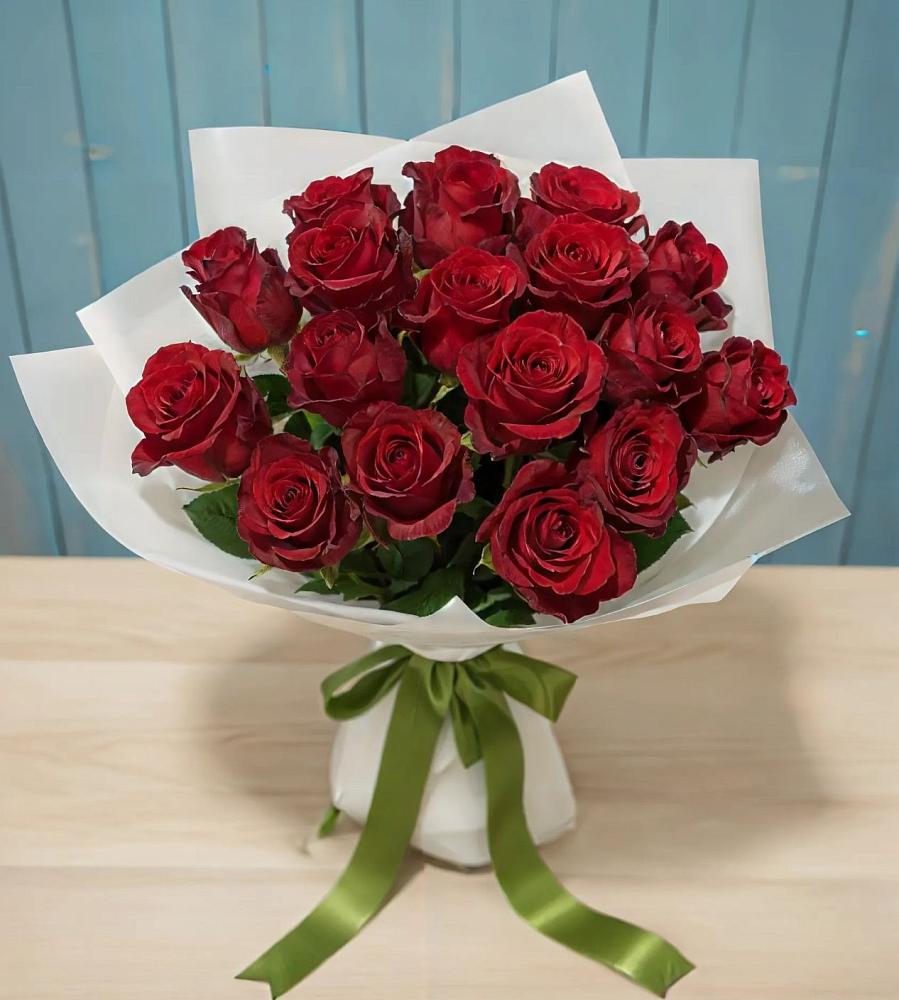 Букет Красные розы в Комсомольске Кемеровской области