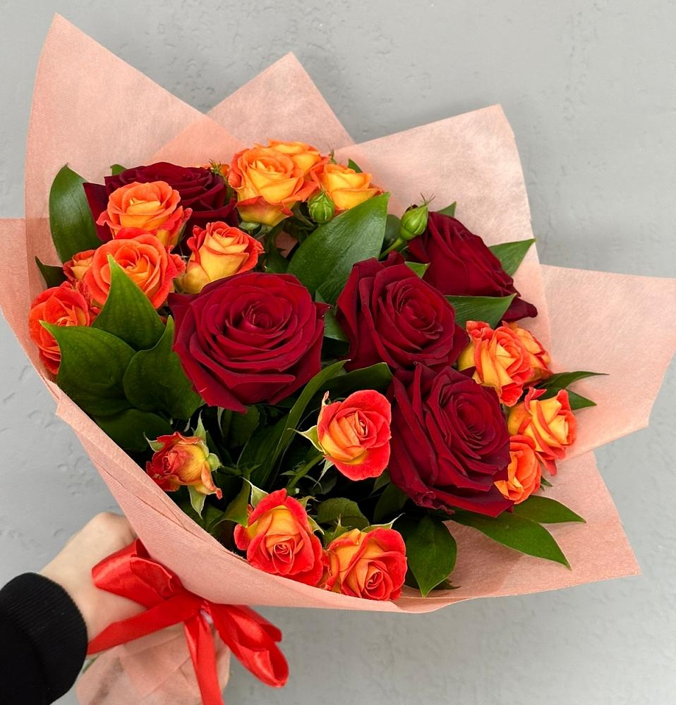 Букет Любовь и восторг в Комсомольске Кемеровской области