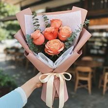 Букет цветов из:  Розы в Комсомольске Кемеровской области