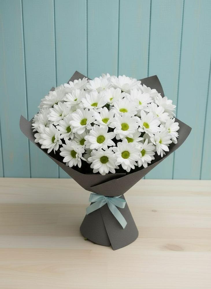 Букет цветов из: Хризантемы в Комсомольске Кемеровской области