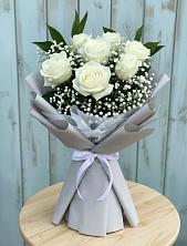 Букет цветов из:  Розы в Комсомольске Кемеровской области