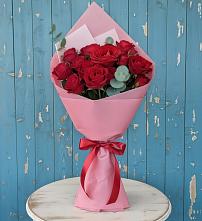 Букет цветов из:  Розы в Комсомольске Кемеровской области