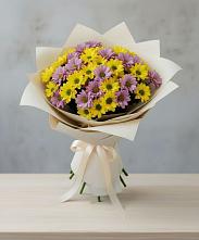 Букет цветов из:  Хризантемы в Комсомольске Кемеровской области