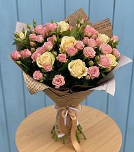 Букет цветов из:  Розы в Комсомольске Кемеровской области