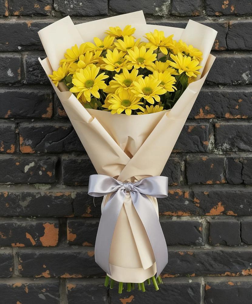 Букет цветов из: Хризантемы в Комсомольске Кемеровской области