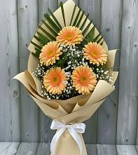 Букет цветов из:  Герберы в Комсомольске Кемеровской области