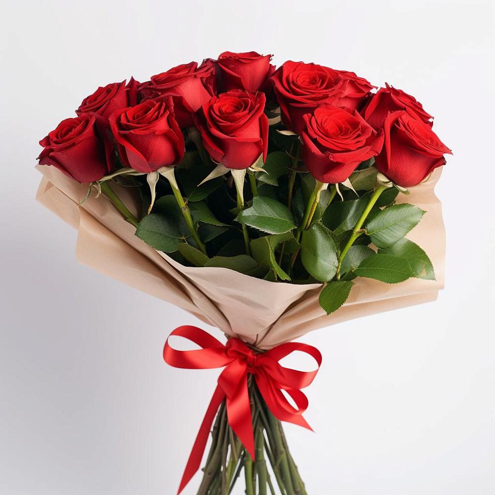 Букет 11 Красных роз Эдлесс Лав в Комсомольске Кемеровской области